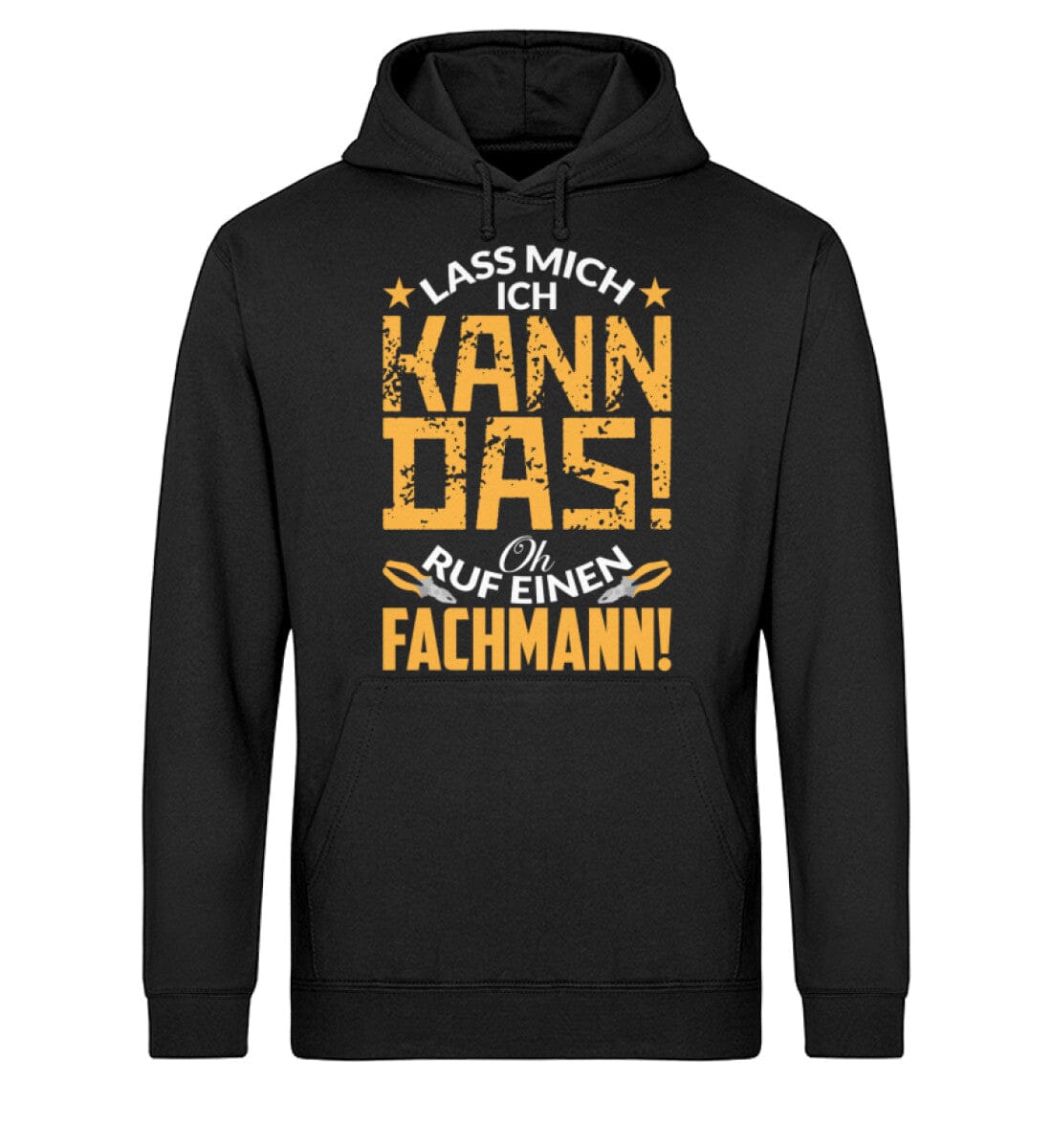 Ich kann das Fachmann - Unisex Bio Hoodie Black XS