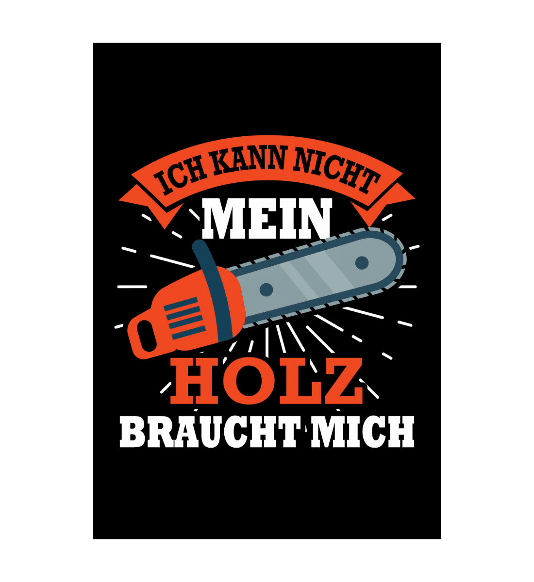 Ich kann nicht mein Holz braucht mich - Notizbuch