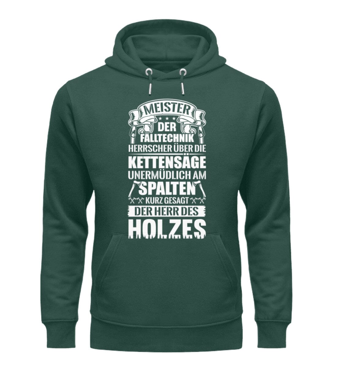 Der Herr des Holzes - Unisex Premium Bio Hoodie Glazed Green S