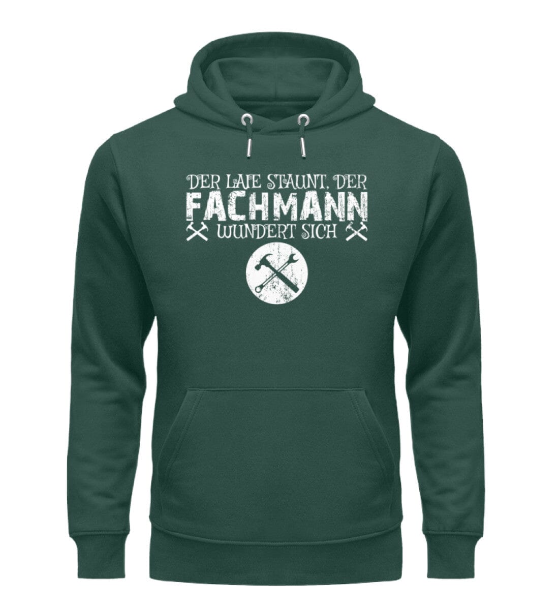 Laie staunt Fachmann wundert sich - Unisex Premium Bio Hoodie Glazed Green S