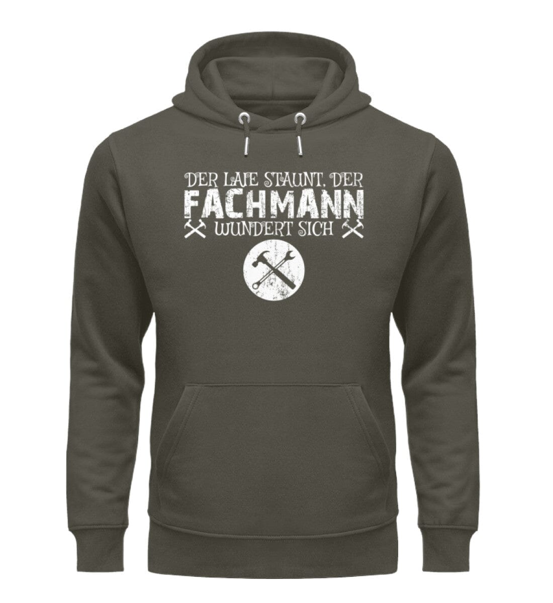 Laie staunt Fachmann wundert sich - Unisex Premium Bio Hoodie Khaki XS