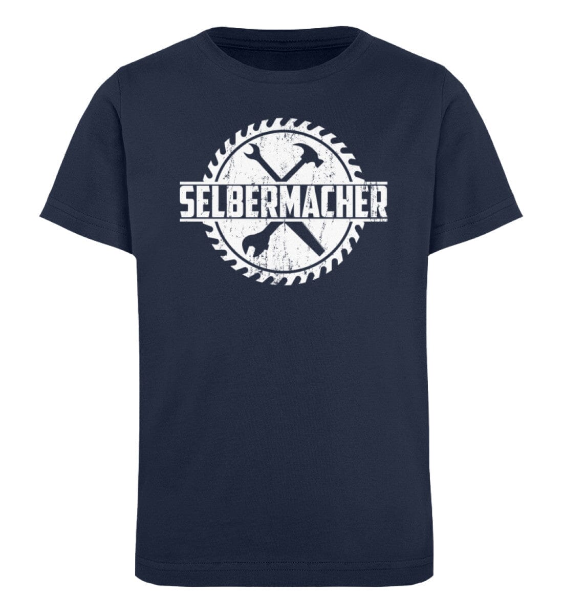 Selbermacher und Heimwerker - Kinder Bio Shirt French Navy 12/14 (152/164)