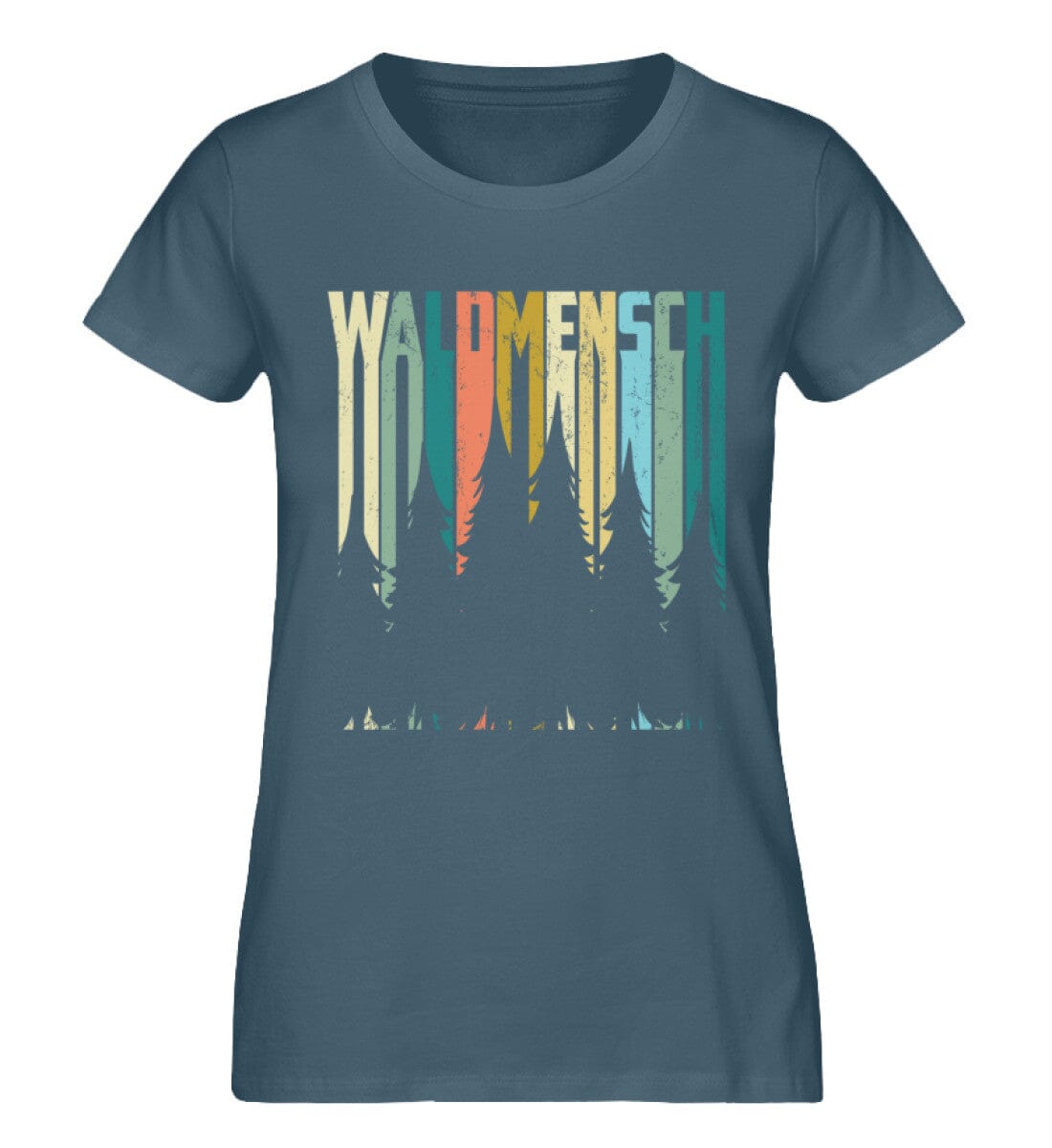 Der Waldmensch im Wald - Damen Premium Bio Shirt Stargazer S
