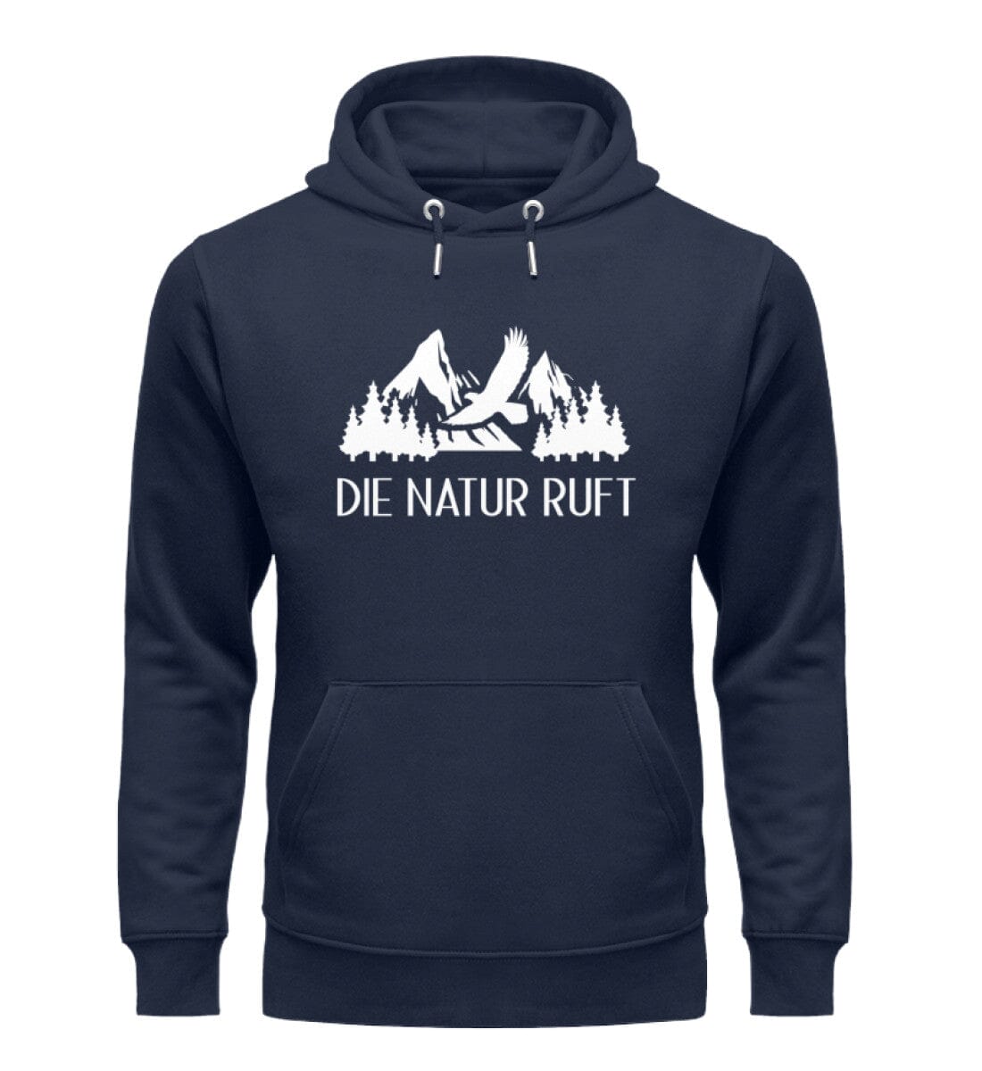 Die Natur ruft - Unisex Premium Bio Hoodie French Navy S