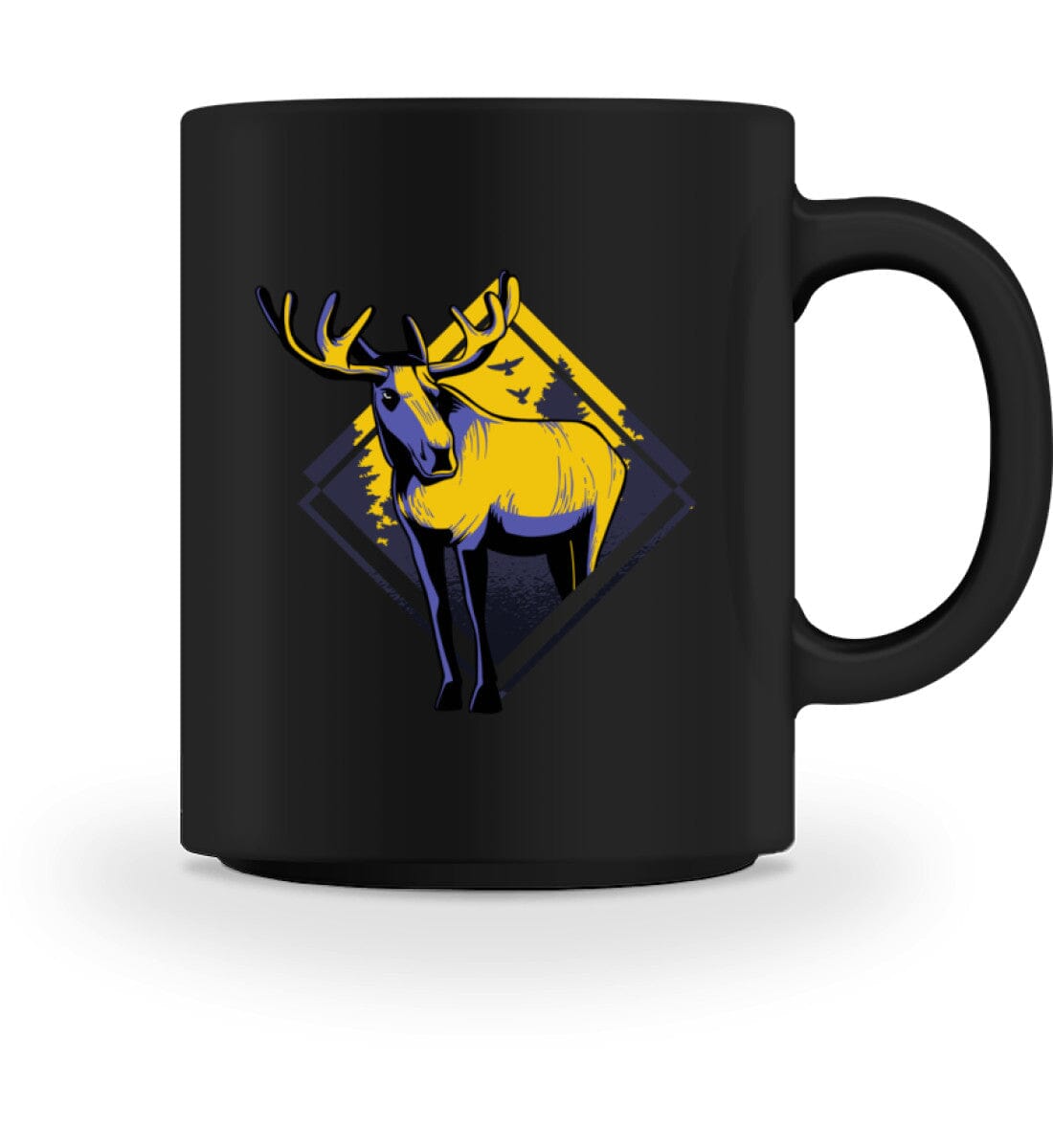 Der Elch - Tasse Black M