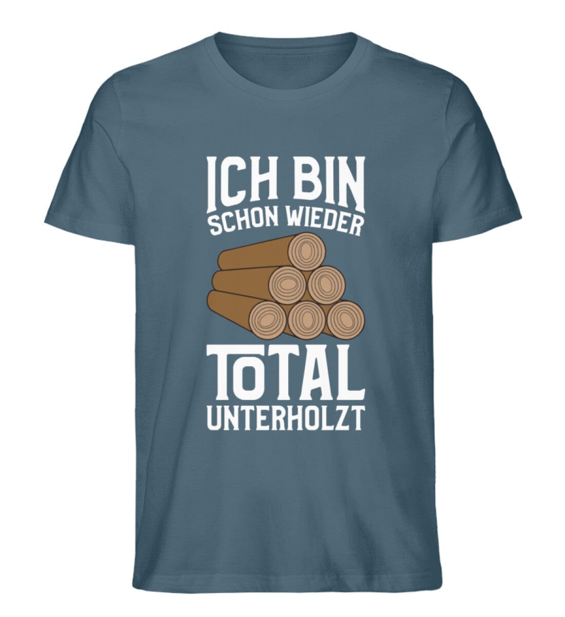 Ich bin total unterholzt - Unisex Premium Bio Shirt Stargazer S