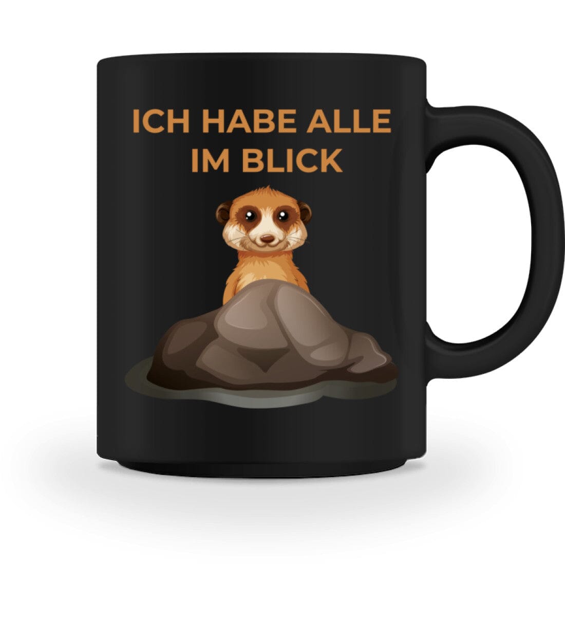 Ich habe alle im Blick - Tasse Black M