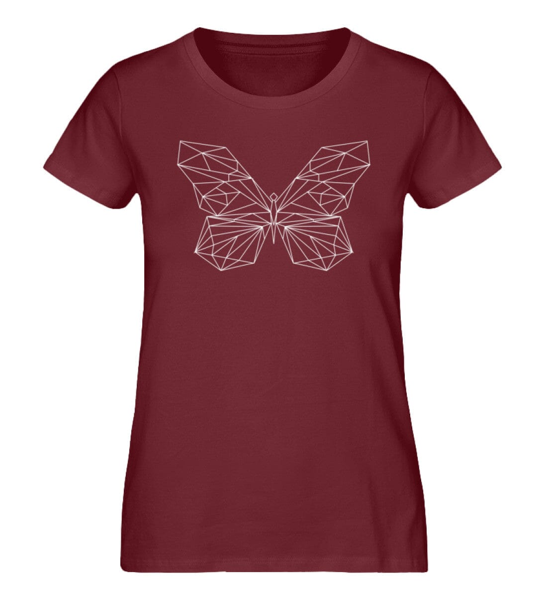 Schmetterling Polygon - Damen Premium Bio Shirt