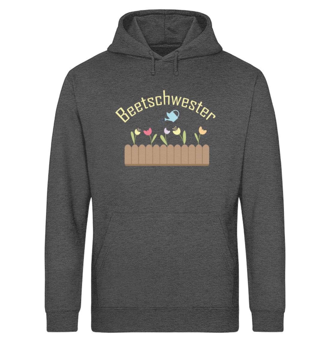 Beetschwester - Unisex Bio Hoodie Dark Heather Grey XS