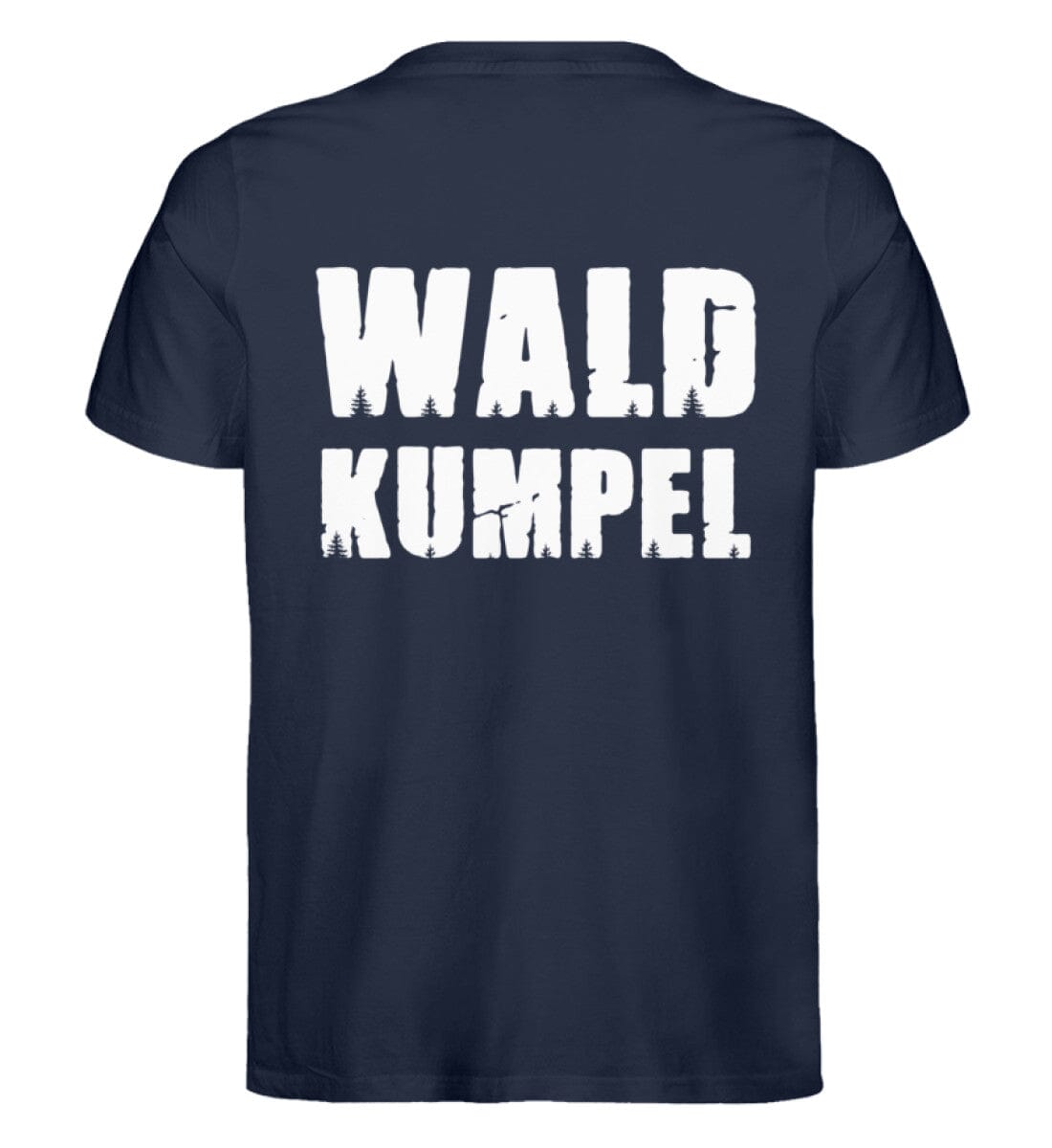 Wald Kumpel Rückendruck - Unisex Premium Bio Shirt French Navy XS