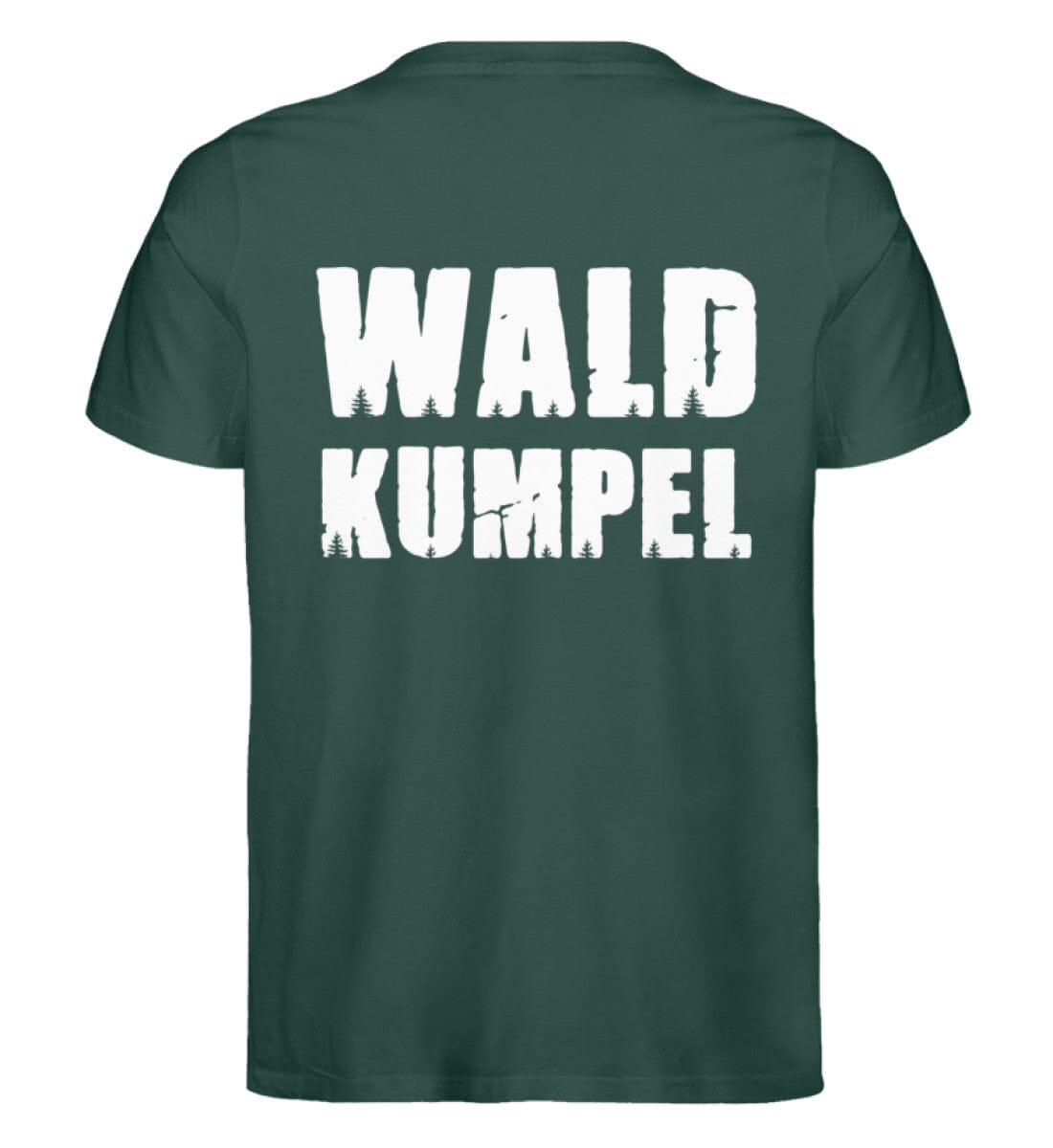 Wald Kumpel Rückendruck - Unisex Premium Bio Shirt Glazed Green S