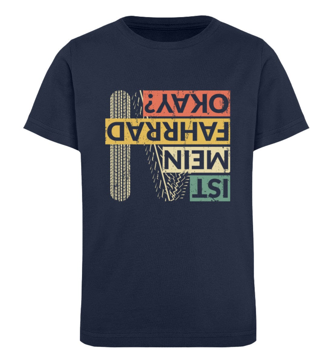 Ist mein Fahrrad okay - Kinder Bio Shirt French Navy 12/14 (152/164)