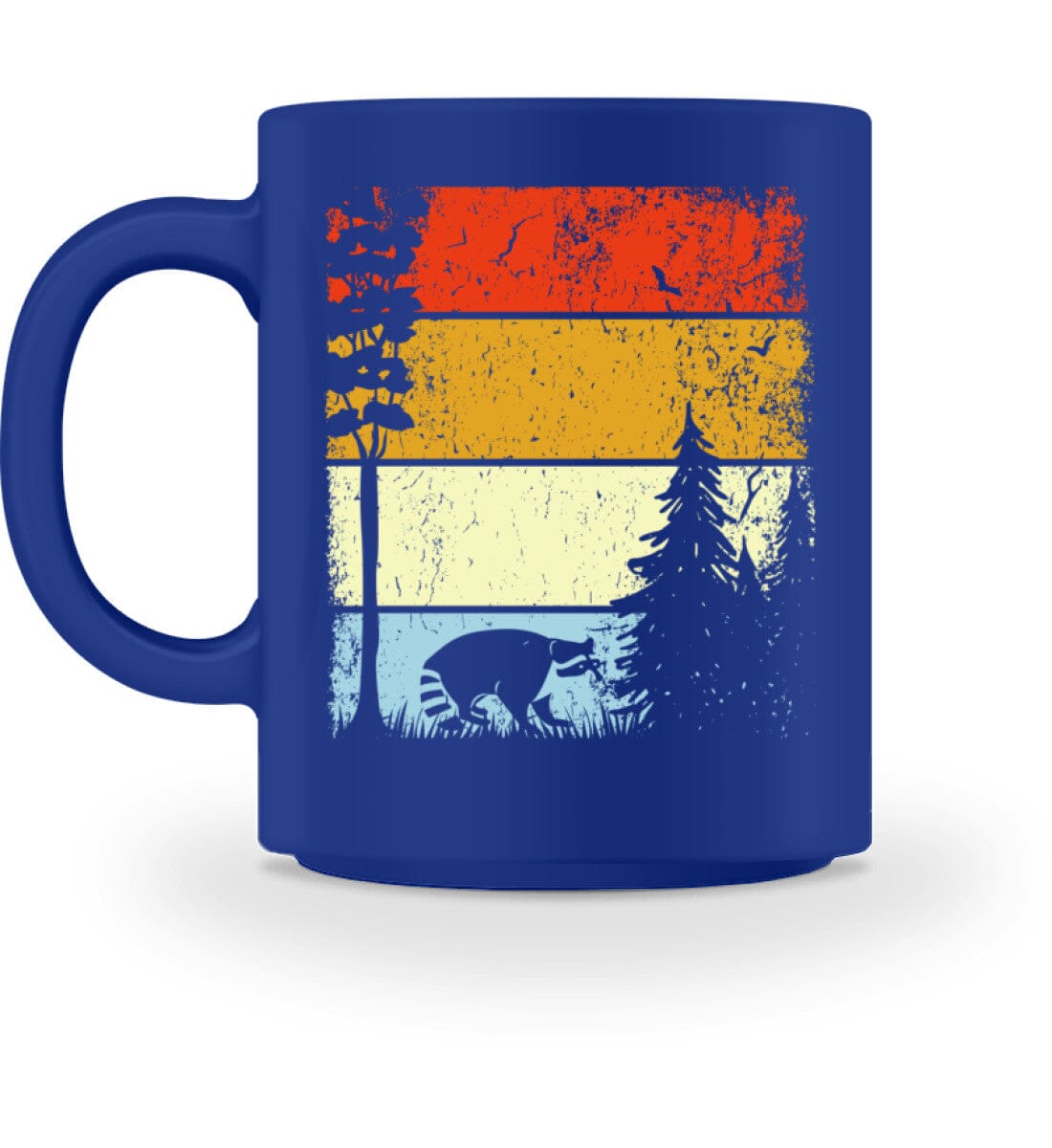 Waldtier in der Natur Waschbär - Tasse Royal M