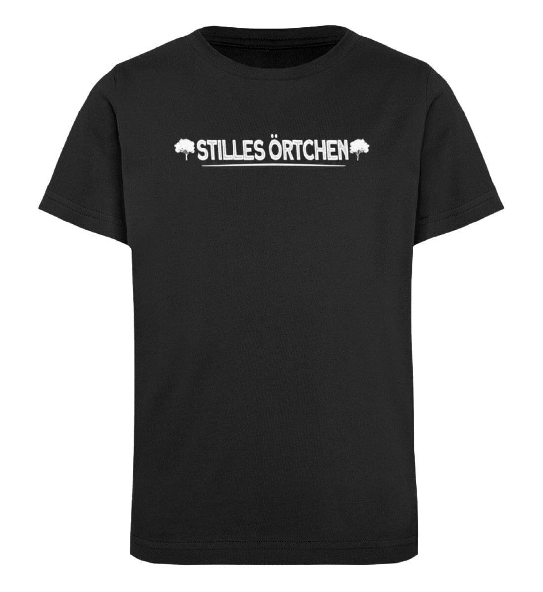 Stilles Örtchen im Wald - Kinder Bio Shirt Black 12/14 (152/164)