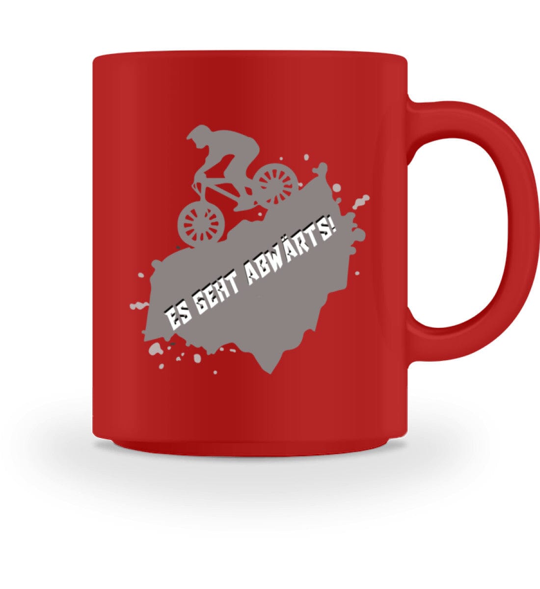 Es geht abwärts - Tasse