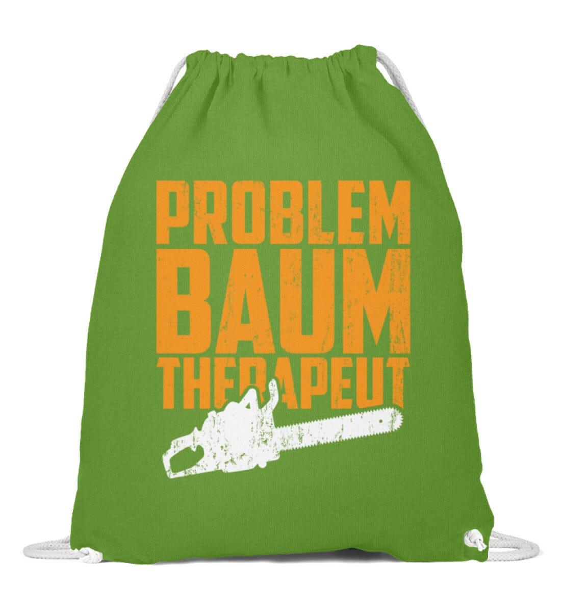 Problem Baum Therapeut - Baumwoll Gymsac LimeGreen 37cm-46cm