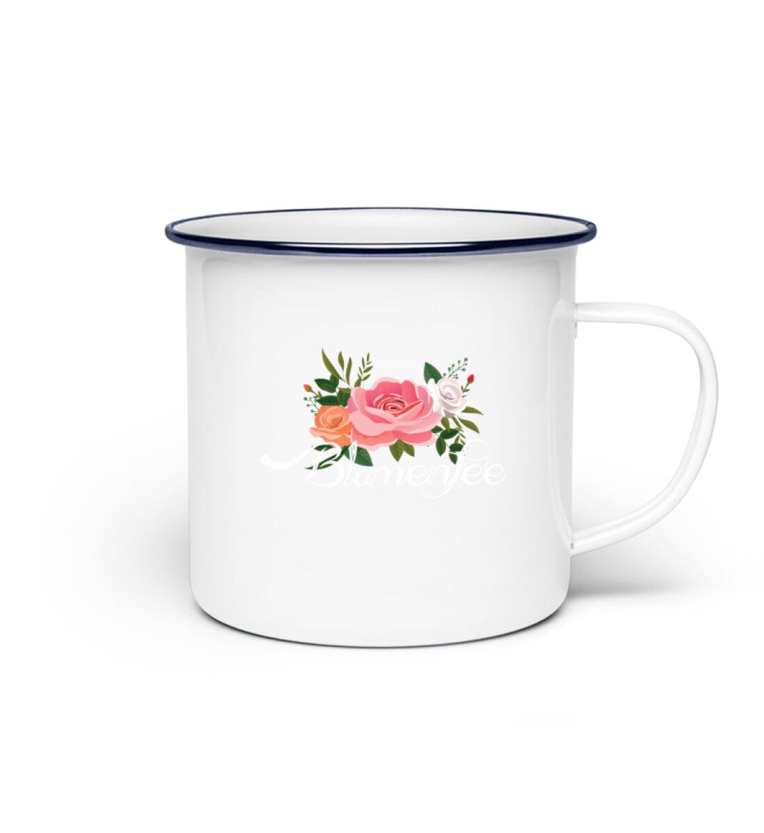 Blumenfee - Emaille Tasse