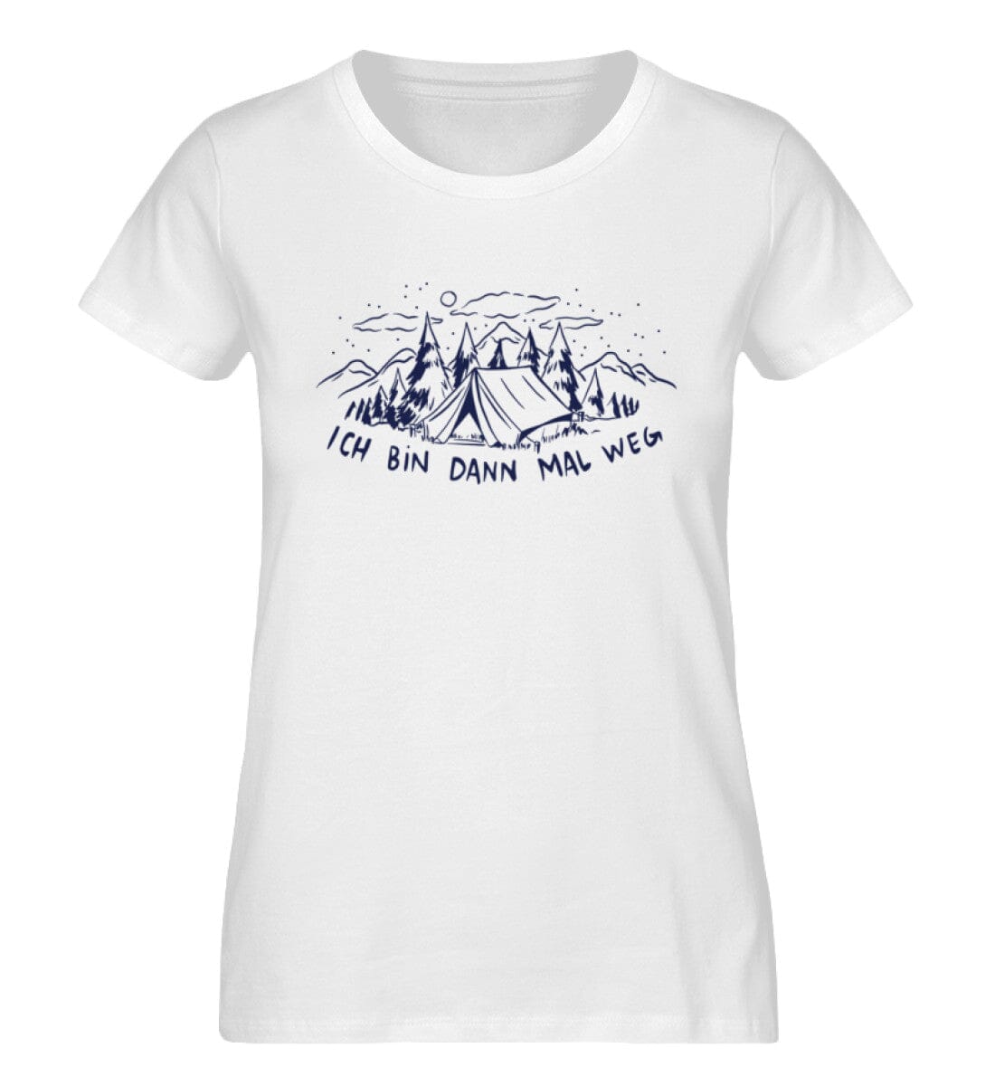 Ich bin dann mal weg - Damen Premium Bio Shirt White S
