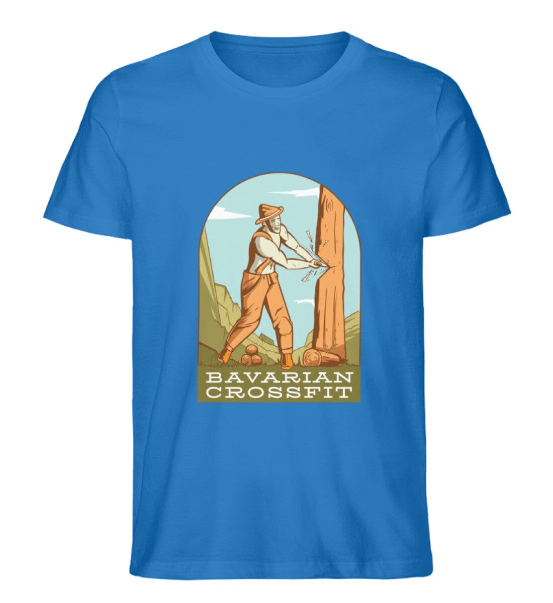 Bavarian Crossfit - Unisex Premium Bio Shirt Royal Blue S