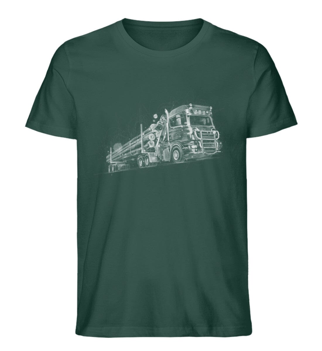 Holztransport - Unisex Premium Bio Shirt Glazed Green S