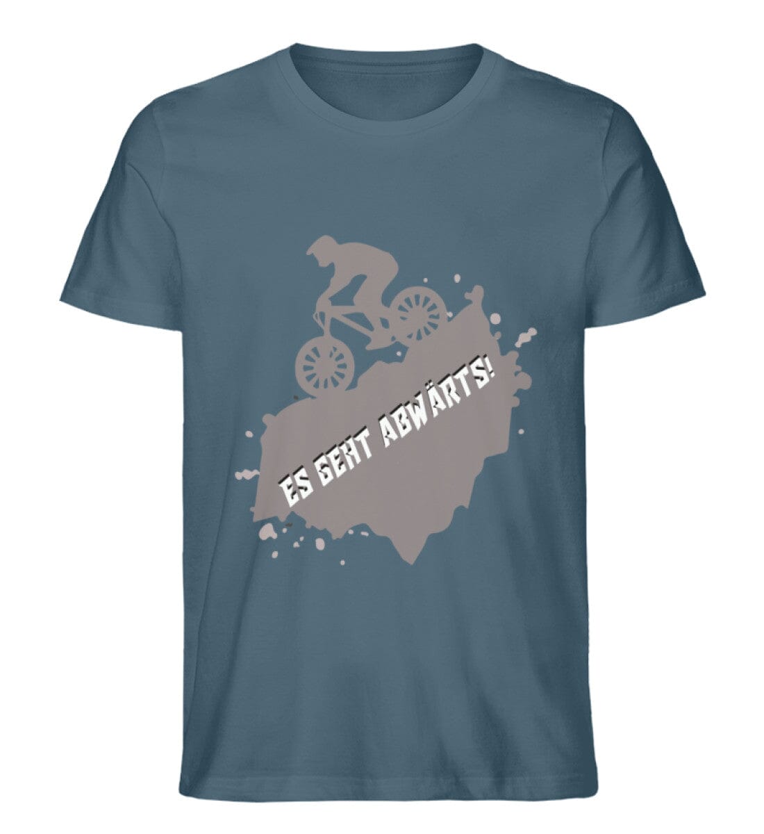 Es geht abwärts - Unisex Premium Bio Shirt Stargazer S