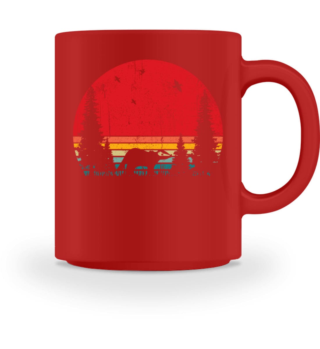 Tiere im Wald Dachs - Tasse