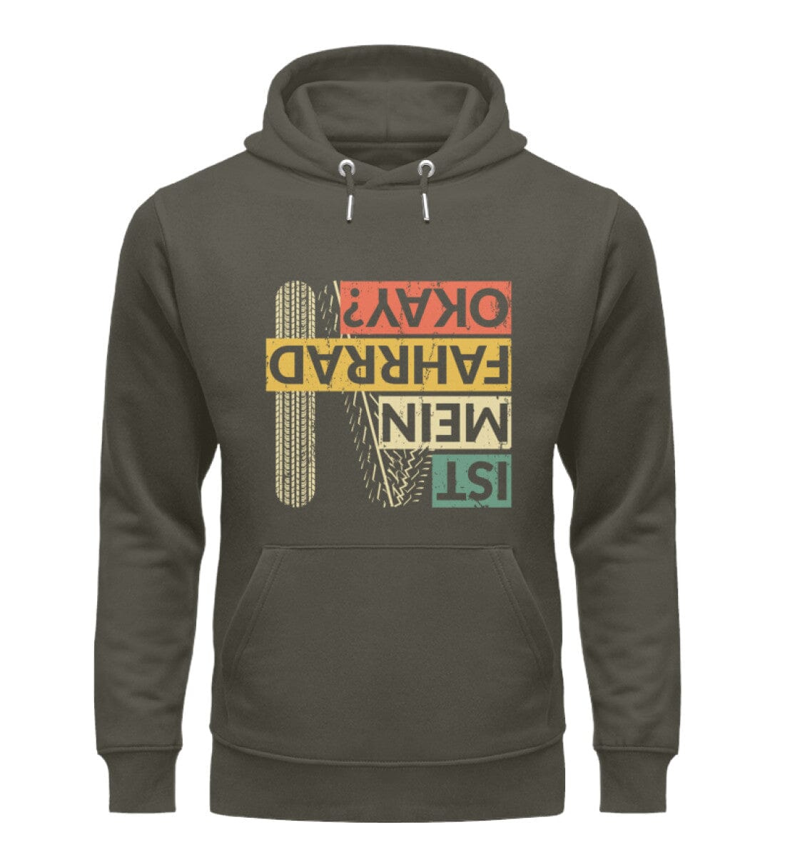 Ist mein Fahrrad okay - Unisex Premium Bio Hoodie Khaki XS