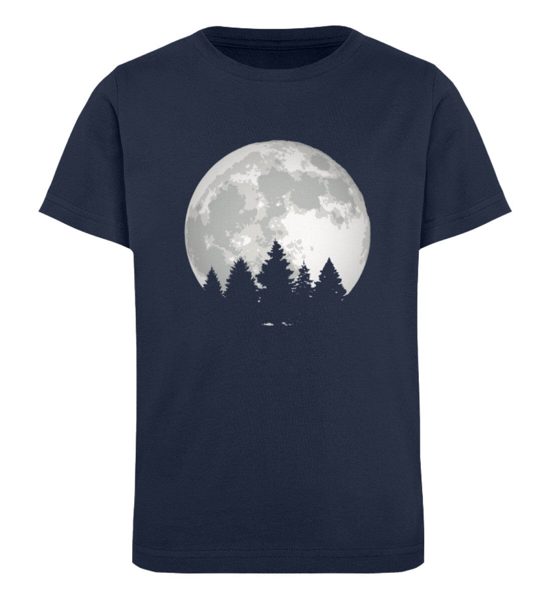 Mond Wald - Kinder Bio Shirt French Navy 12/14 (152/164)