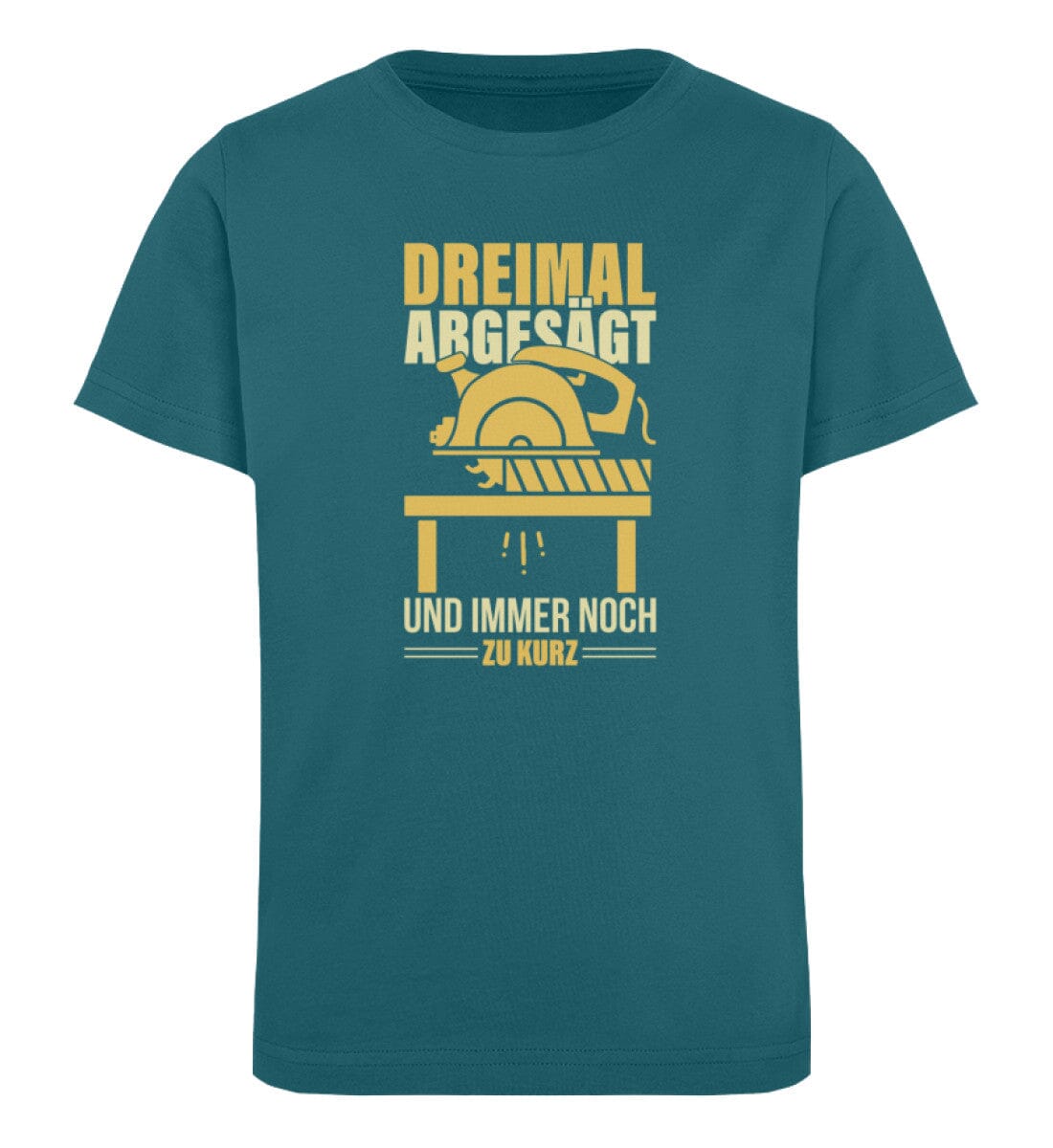 Dreimal abgesägt - Kinder Bio Shirt Ocean Depth 12/14 (152/164)