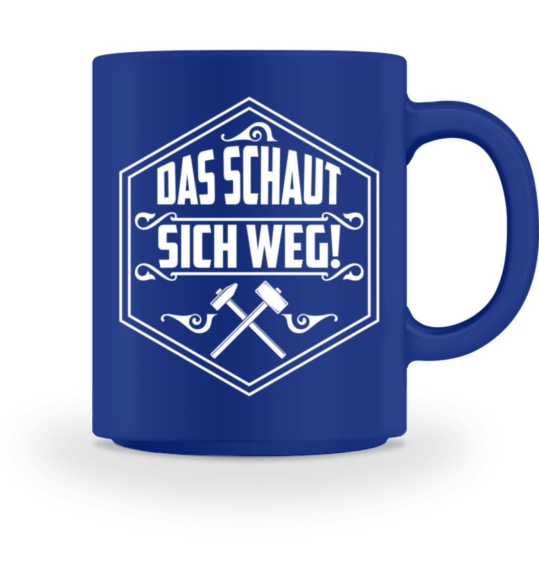 Das schaut sich weg Handwerker - Tasse
