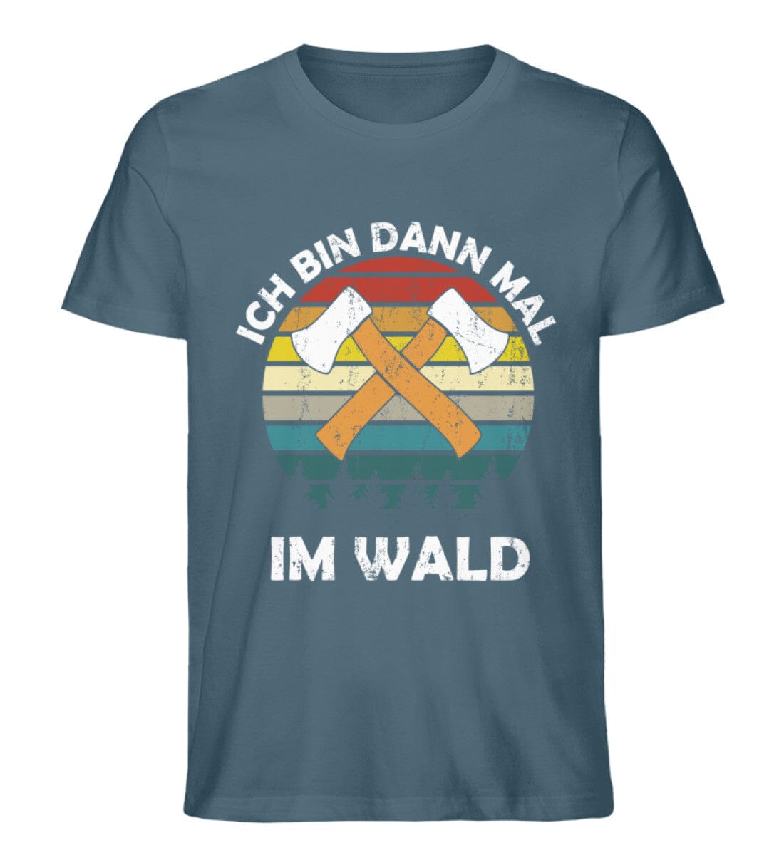 Ich bin dann mal im Wald - Unisex Premium Bio Shirt Stargazer S