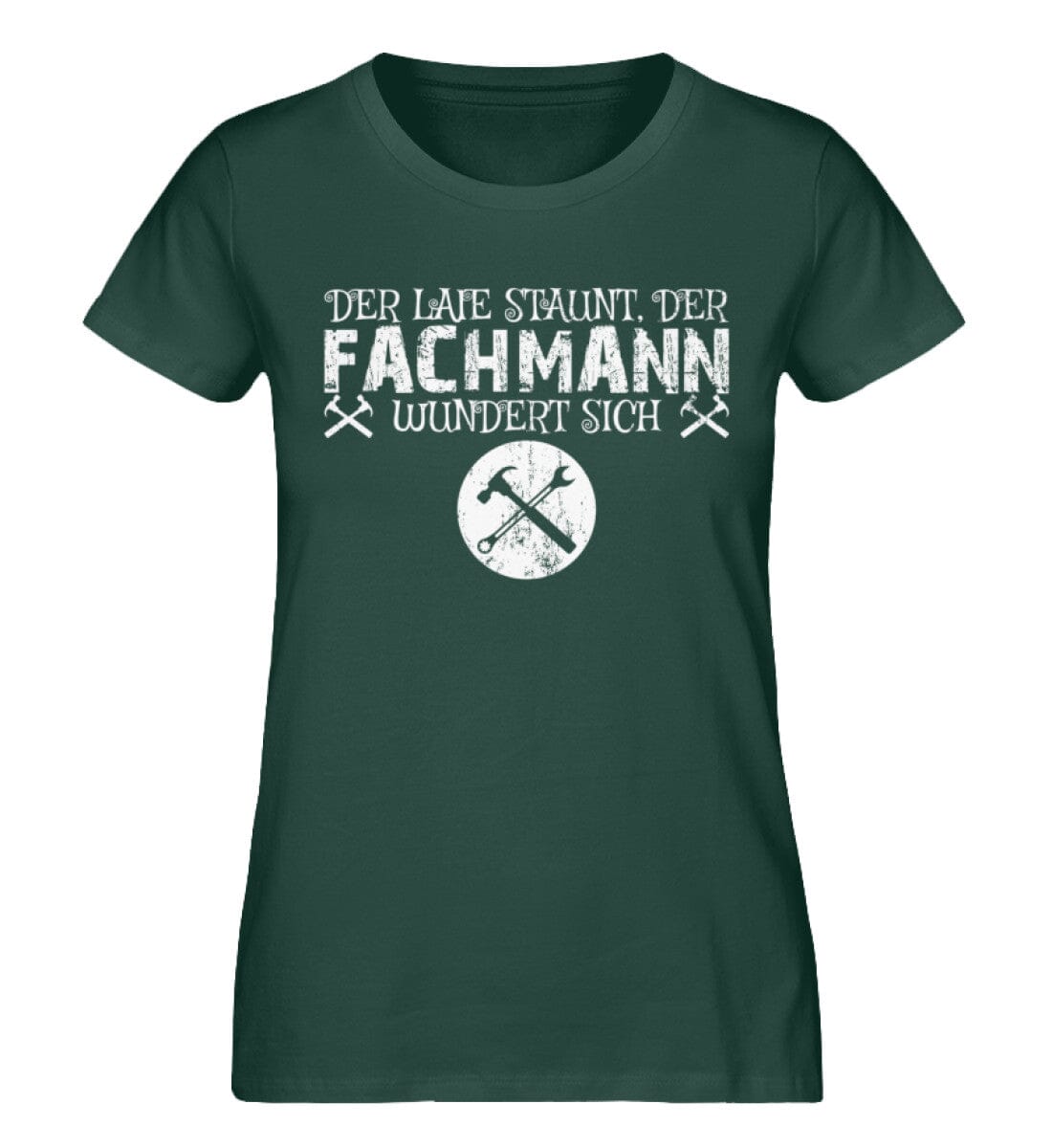 Laie staunt Fachmann wundert sich - Damen Premium Bio Shirt Glazed Green S