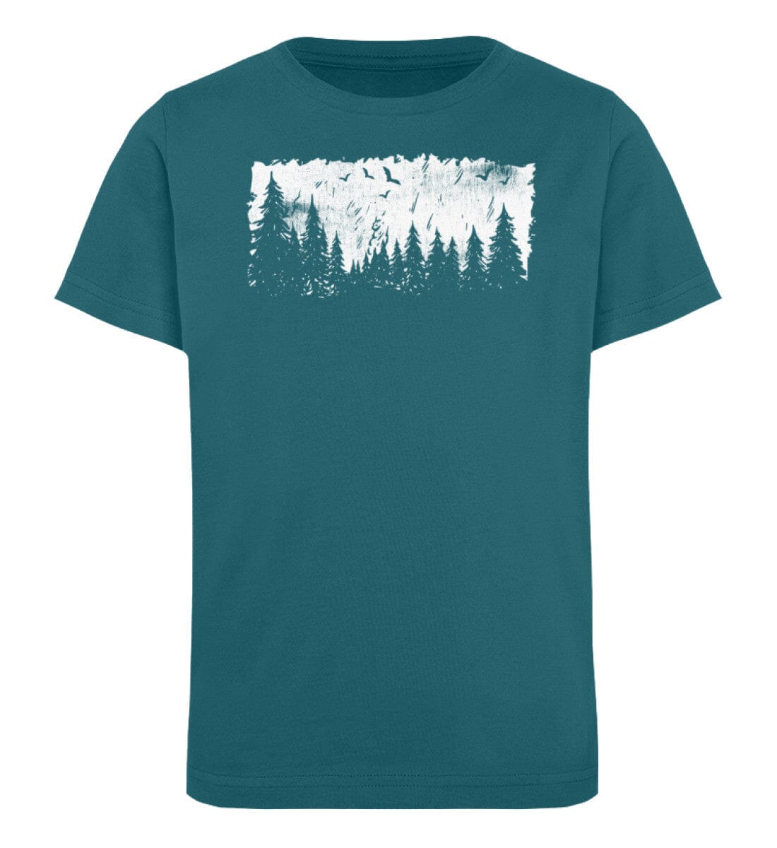 Vogelwald - Kinder Bio Shirt Ocean Depth 12/14 (152/164)