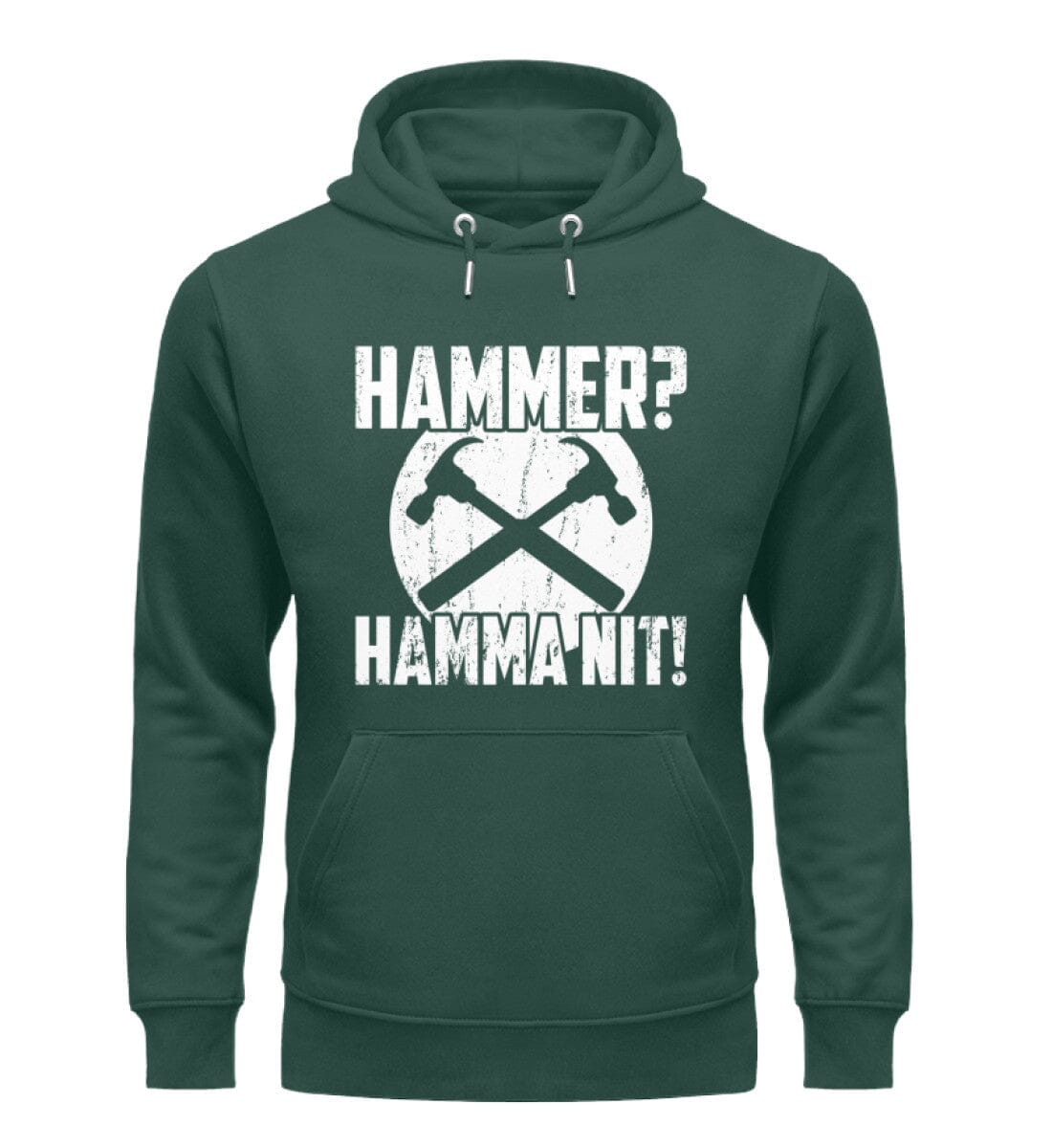 Hammer? Hamma nit! - Unisex Premium Bio Hoodie Glazed Green S