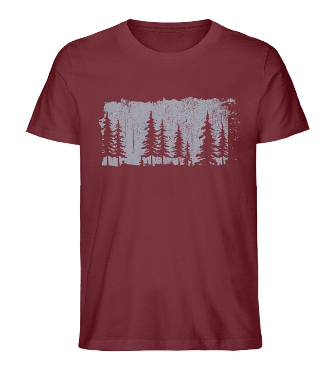Dunkler Wald - Unisex Premium Bio Shirt Burgundy S
