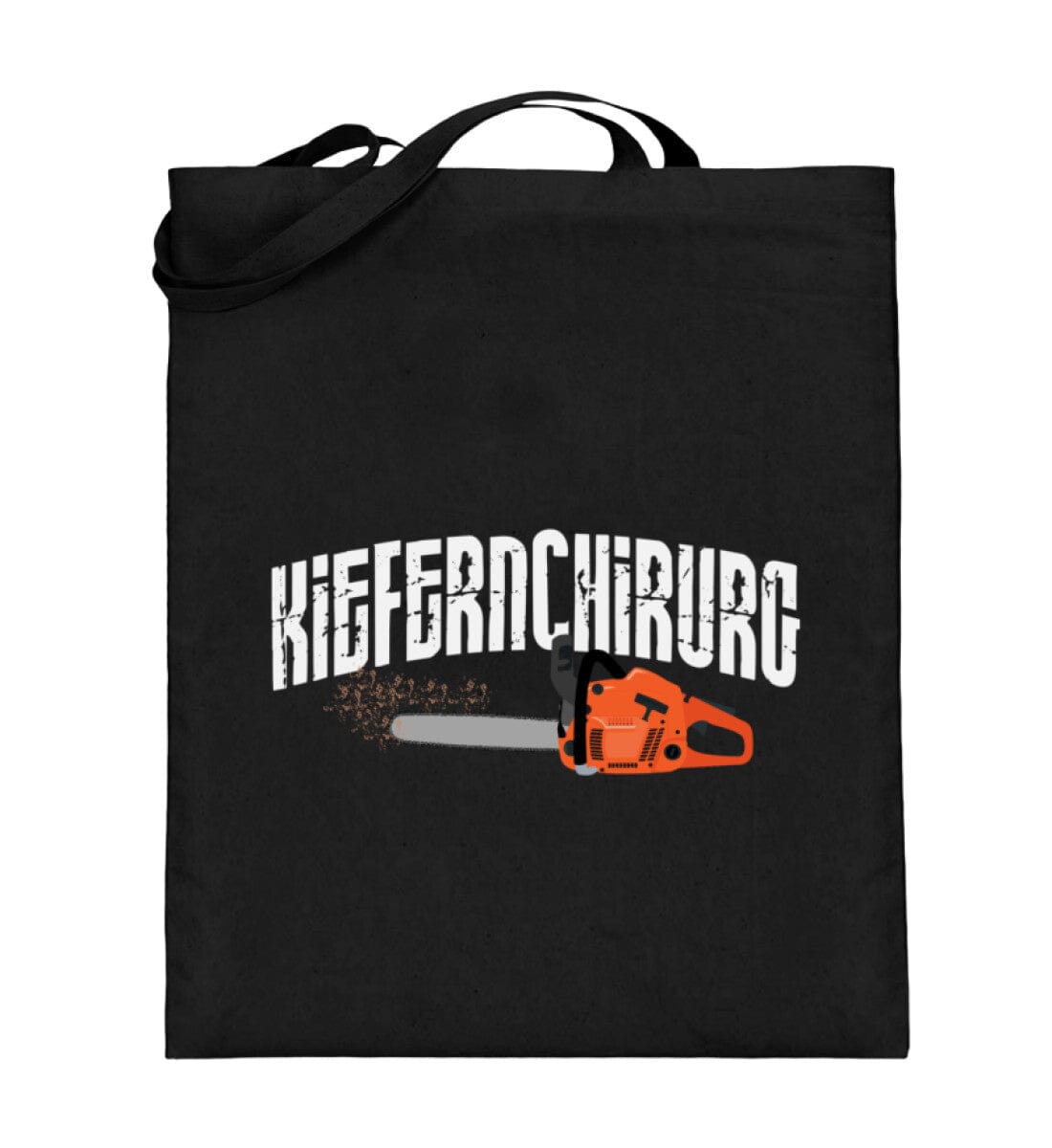 Der Kiefernchirurg - Jutebeutel (mit langen Henkeln) Black 38cm-42cm