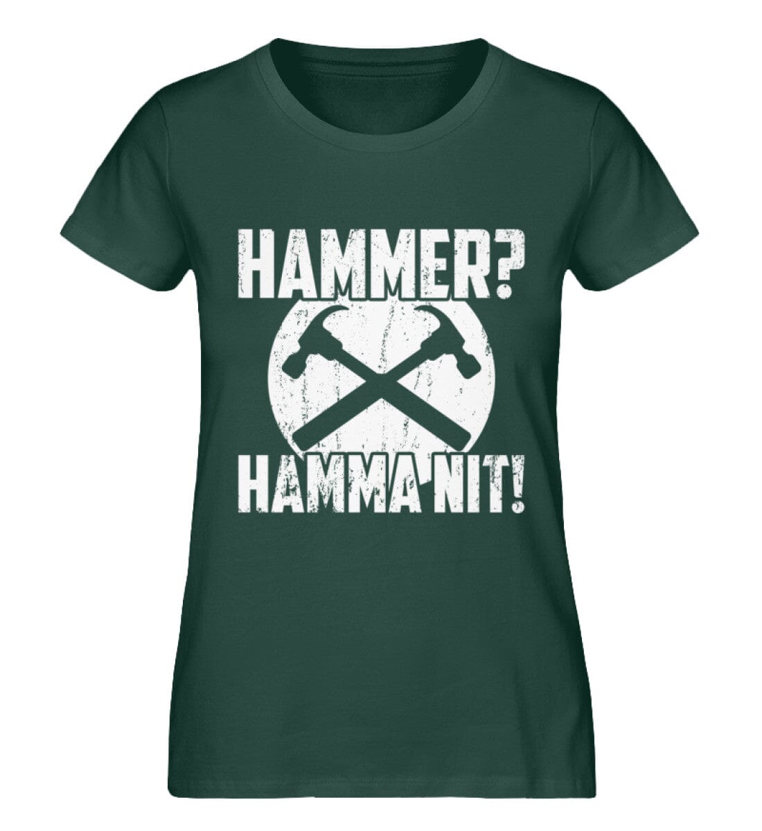 Hammer? Hamma nit! - Damen Premium Bio Shirt Glazed Green S