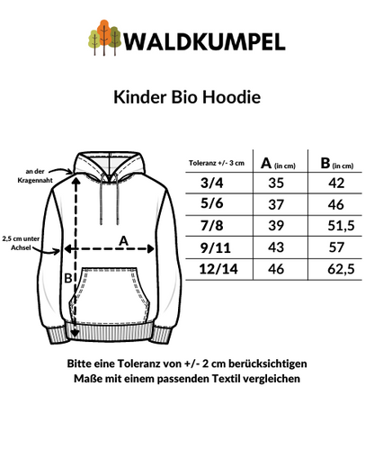 Tausche Schwester gegen Buntspecht  - Kinder Bio Hoodie