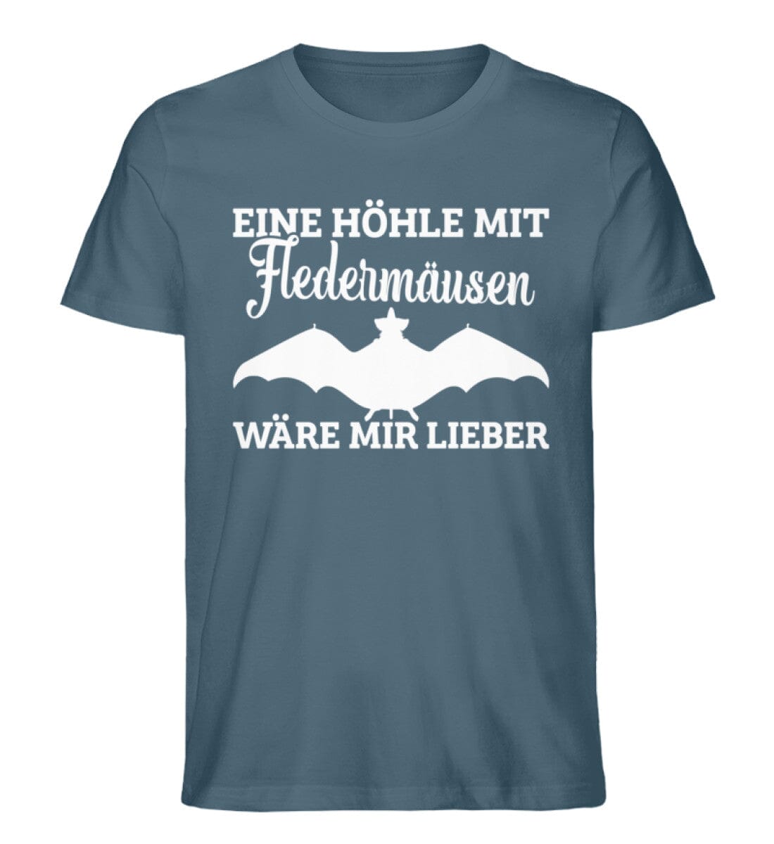 Eine Höhle mit Fledermäusen wäre mir lieber - Unisex Premium Bio Shirt Stargazer S 