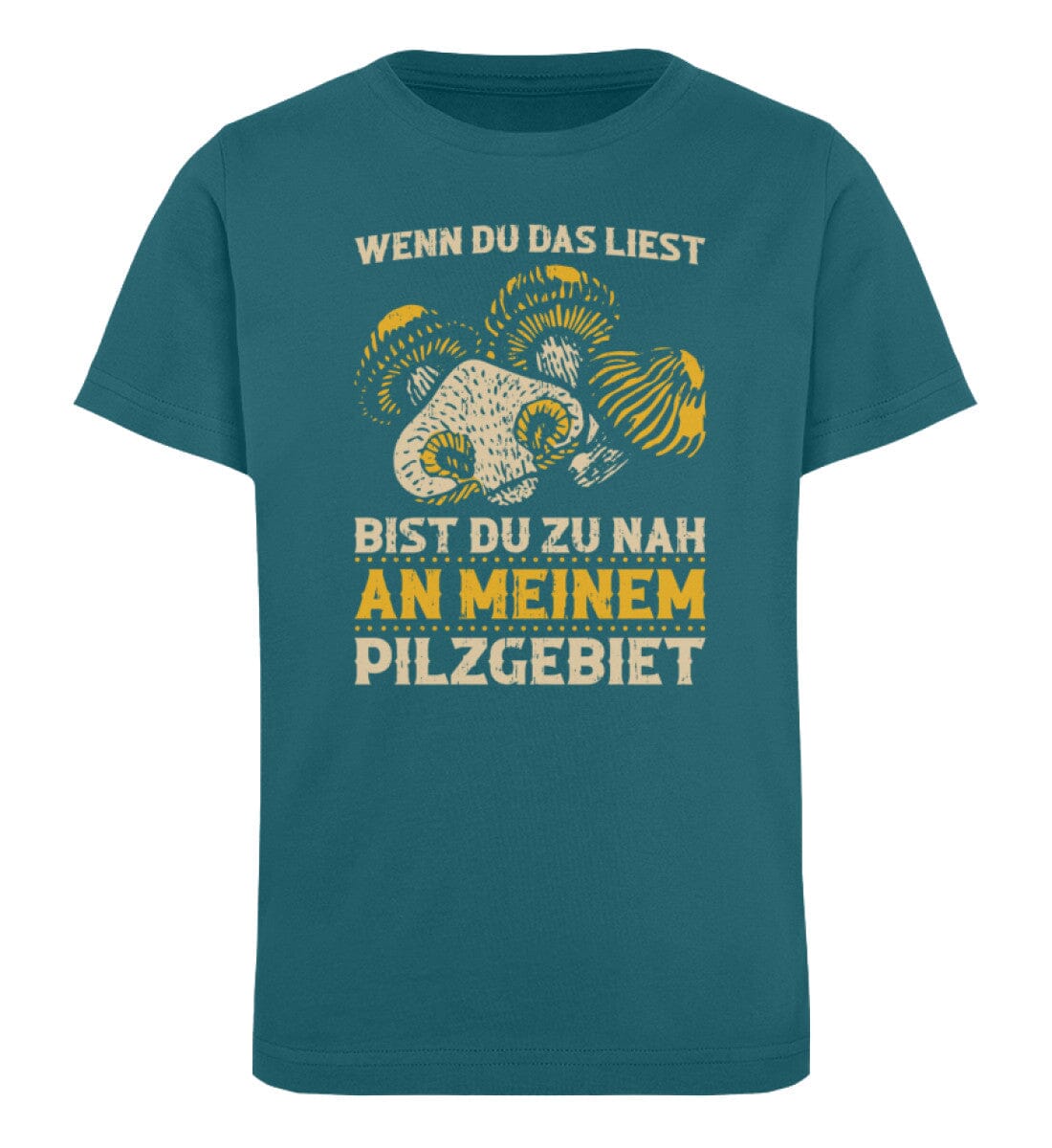 Du bist zu nah an meinem Pilzgebiet - Kinder Bio Shirt Ocean Depth 12/14 (152/164) 