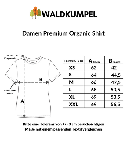 Ein Wald Kumpel - Damen Premium Bio Shirt