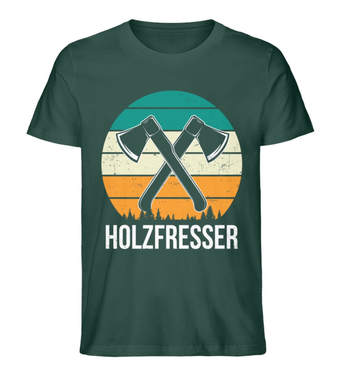 Holzfresser - Unisex Premium Bio Shirt Glazed Green S 