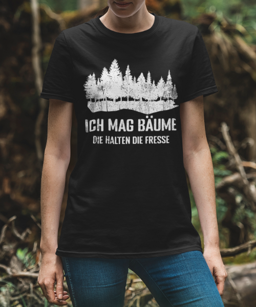 Bäume halten die Fresse  - Damen Premium Bio Shirt