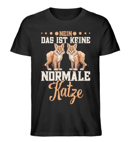 Keine normale Katze Luchs - Unisex Premium Bio Shirt Black XS 