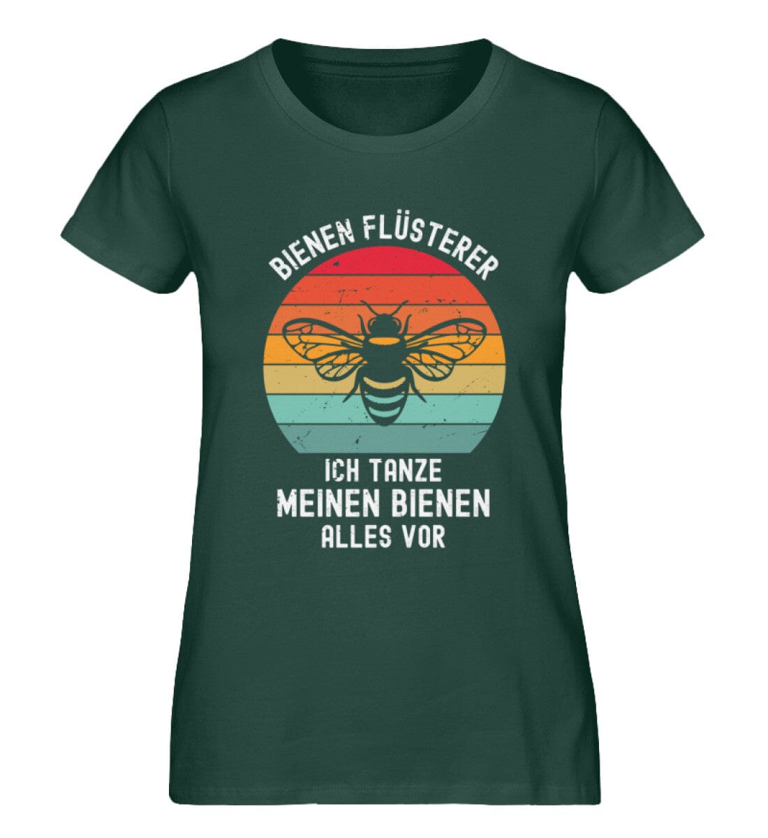 Bienen Flüsterer ich tanze mit meinen Bienen - Damen Premium Bio Shirt Glazed Green S 