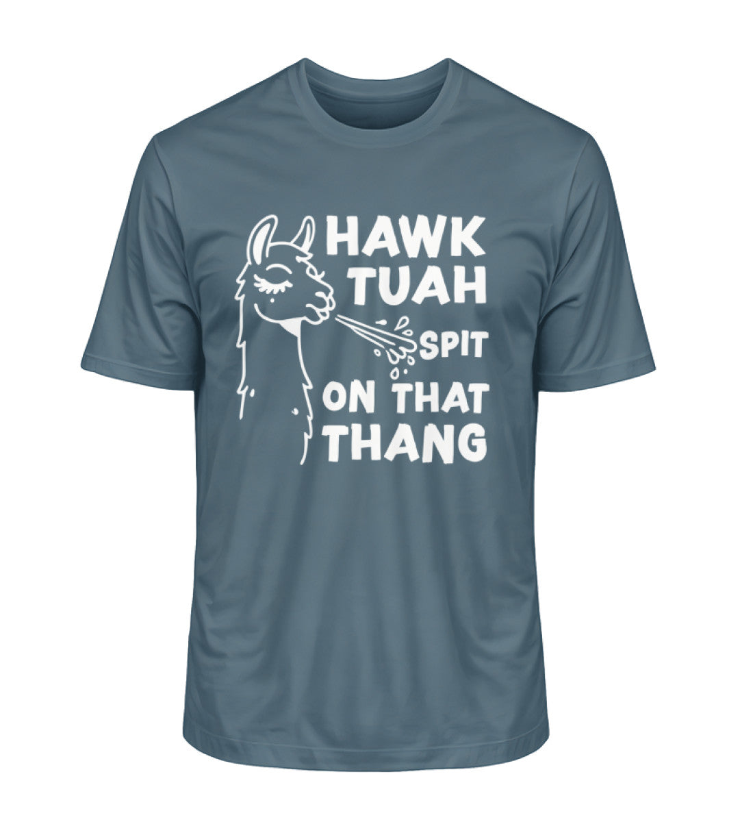 Hawk Tuah Spit On That Thang Unisex Bio T-Shirt in der Farbe Stargazer