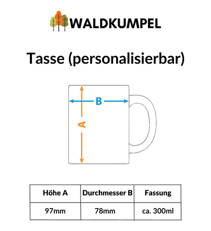 Kleiner Fuchs - Tasse (personalisierbar)