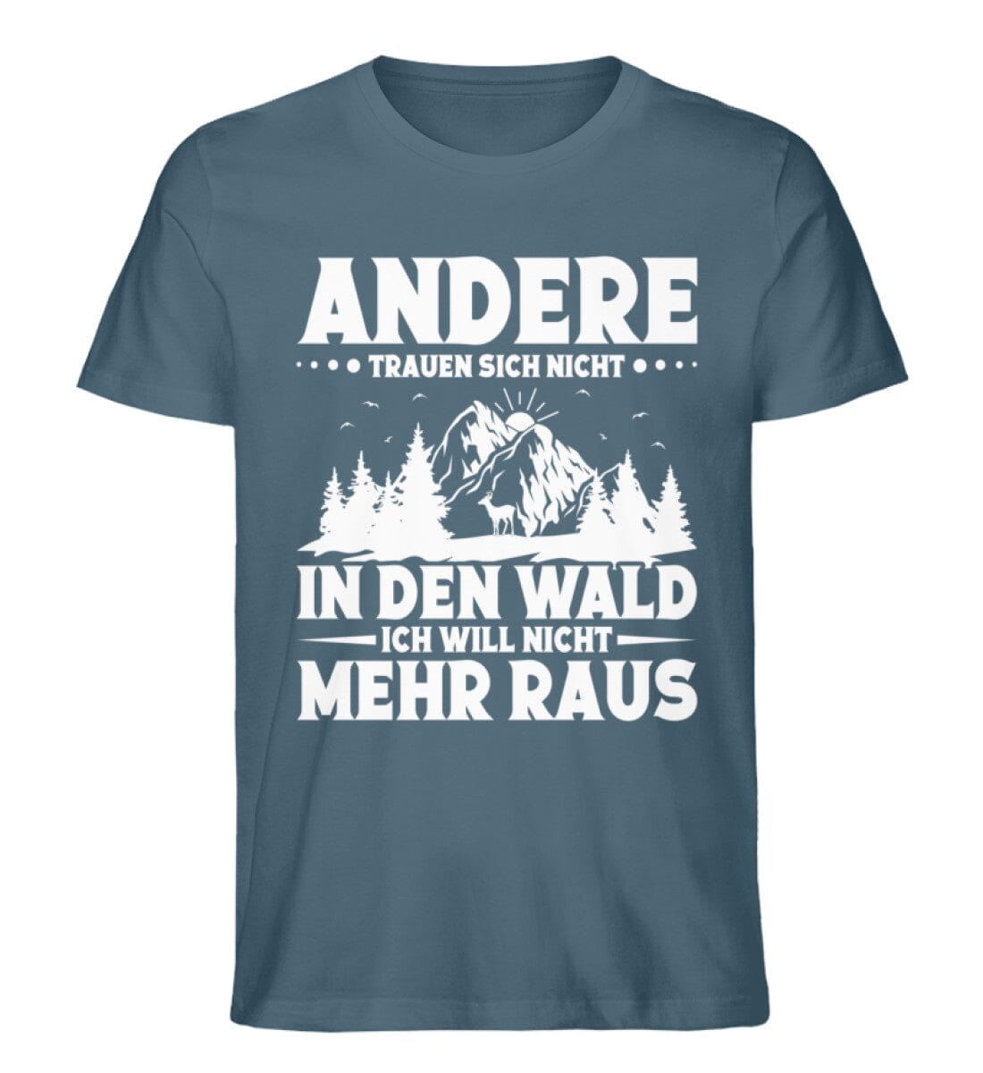 Andere trauen sich nicht in den Wald - Unisex Premium Bio Shirt Stargazer S 