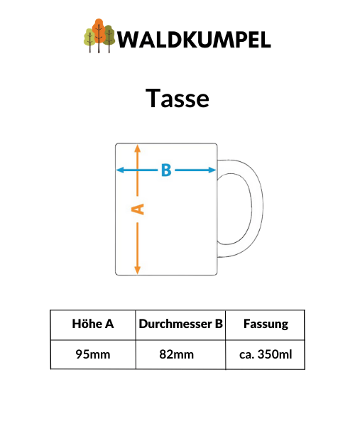 Holzrücker - Tasse