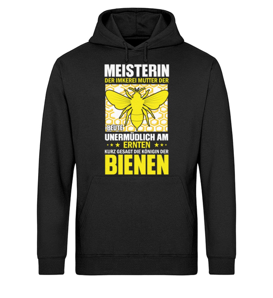 Die Königin der Bienen - Unisex Bio Hoodie Black XS 